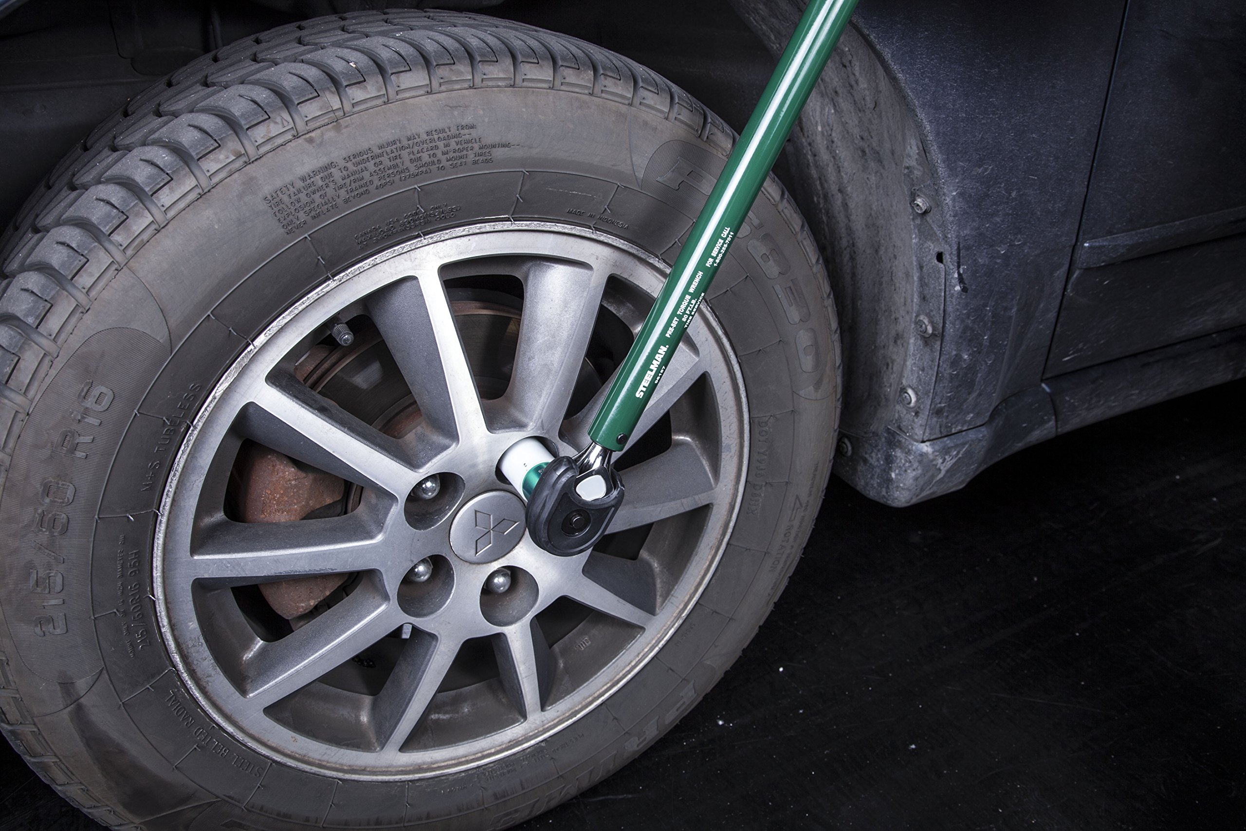 Steelman 1/2-Inch Drive x 80 Foot-Pound Pre-Set Torque Wrench Tool for Auto and Tire Technicians, Powder-Coated, Meets ASME Standards - Image 5