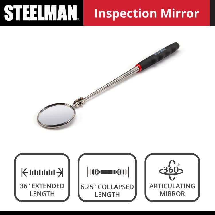 STEELMAN 41819 36-Inch Telescoping 2.25-Inch Round Inspection Mirror - Image 6