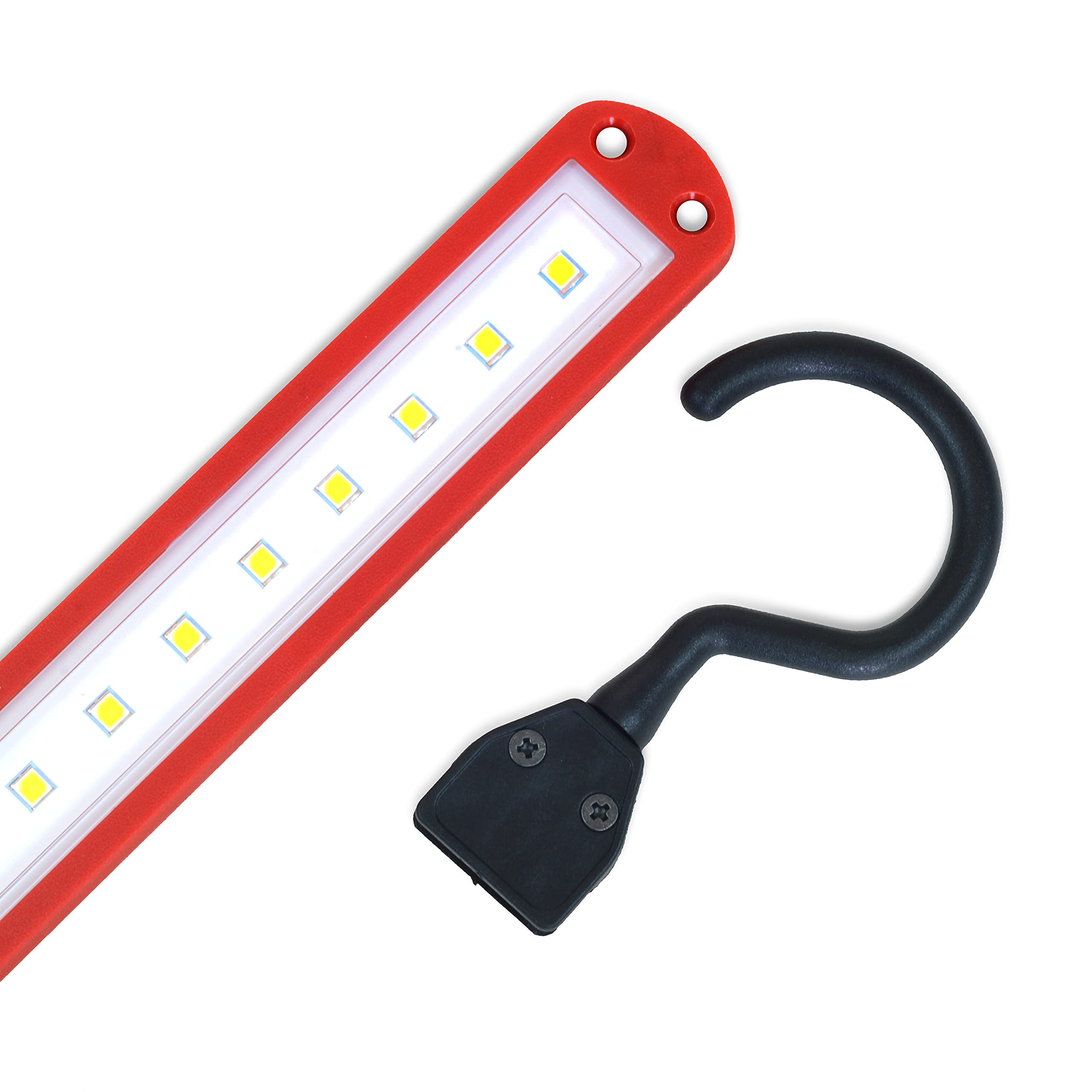 Steelman 500-Lumen LED Extra Slim Shop Work Light with 40-Foot Retractable Cord Reel, UV and Weather Resistant, Magnetic Mount (99761) - Image 5