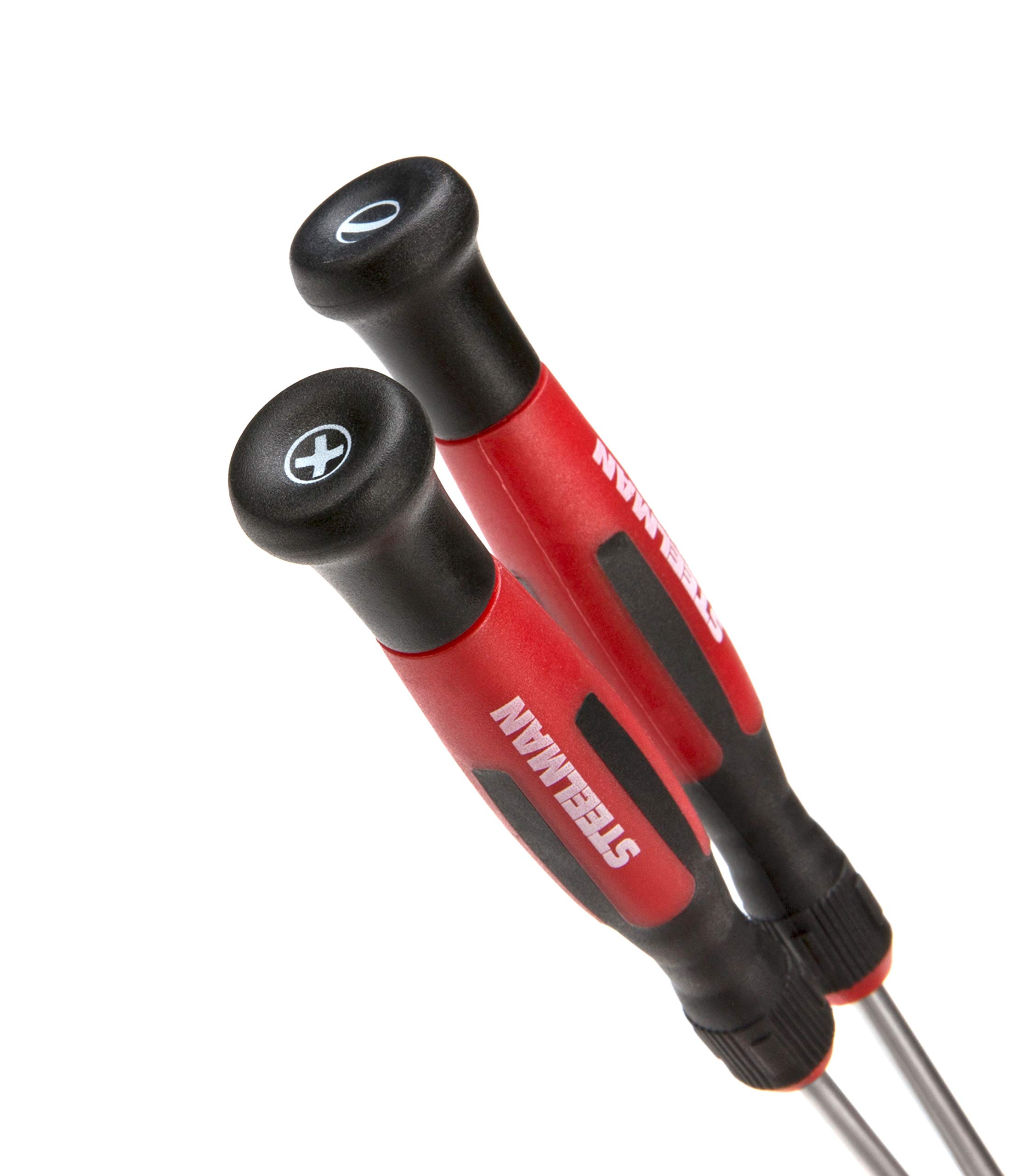 STEELMAN Comfort Grip Screwdriver Set, 15 of the Most Common Phillips, Slotted, and Precision Sizes, Magnetic Tips, 5 Largest Screwdrivers Feature Hex Bolsters - Image 8