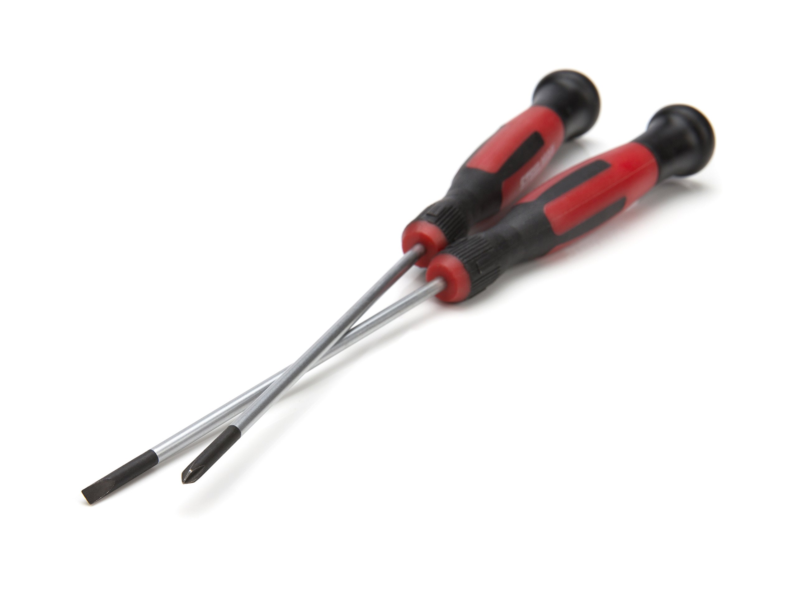 STEELMAN Precision Steel Shaft 6-Piece Long Electronics Screwdriver Set, Variety of Slotted/Phillips Sizes, Swivel-Head, Magnetic Tips - Image 3