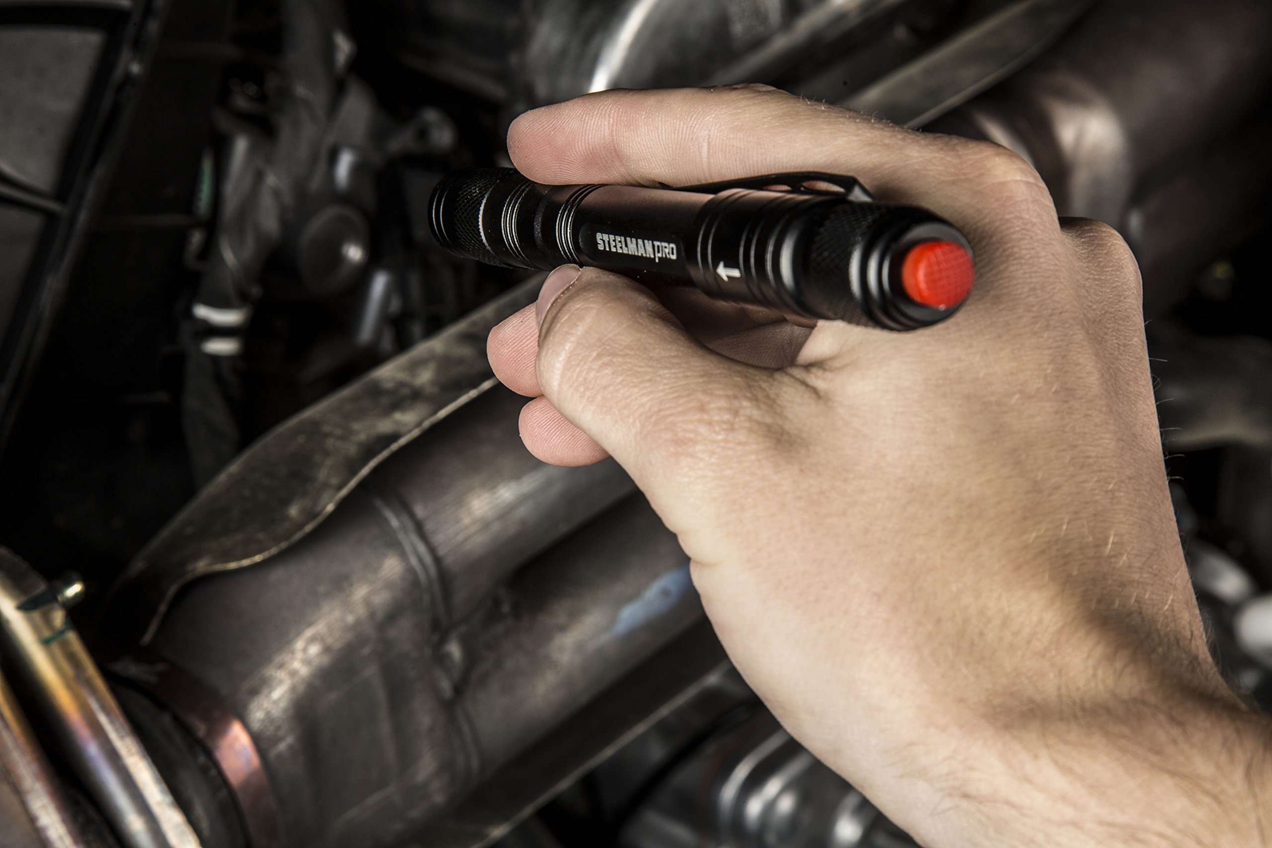 Steelman Pro 78609 Rechargeable 70 Lumen Pen Light in Black - Image 7