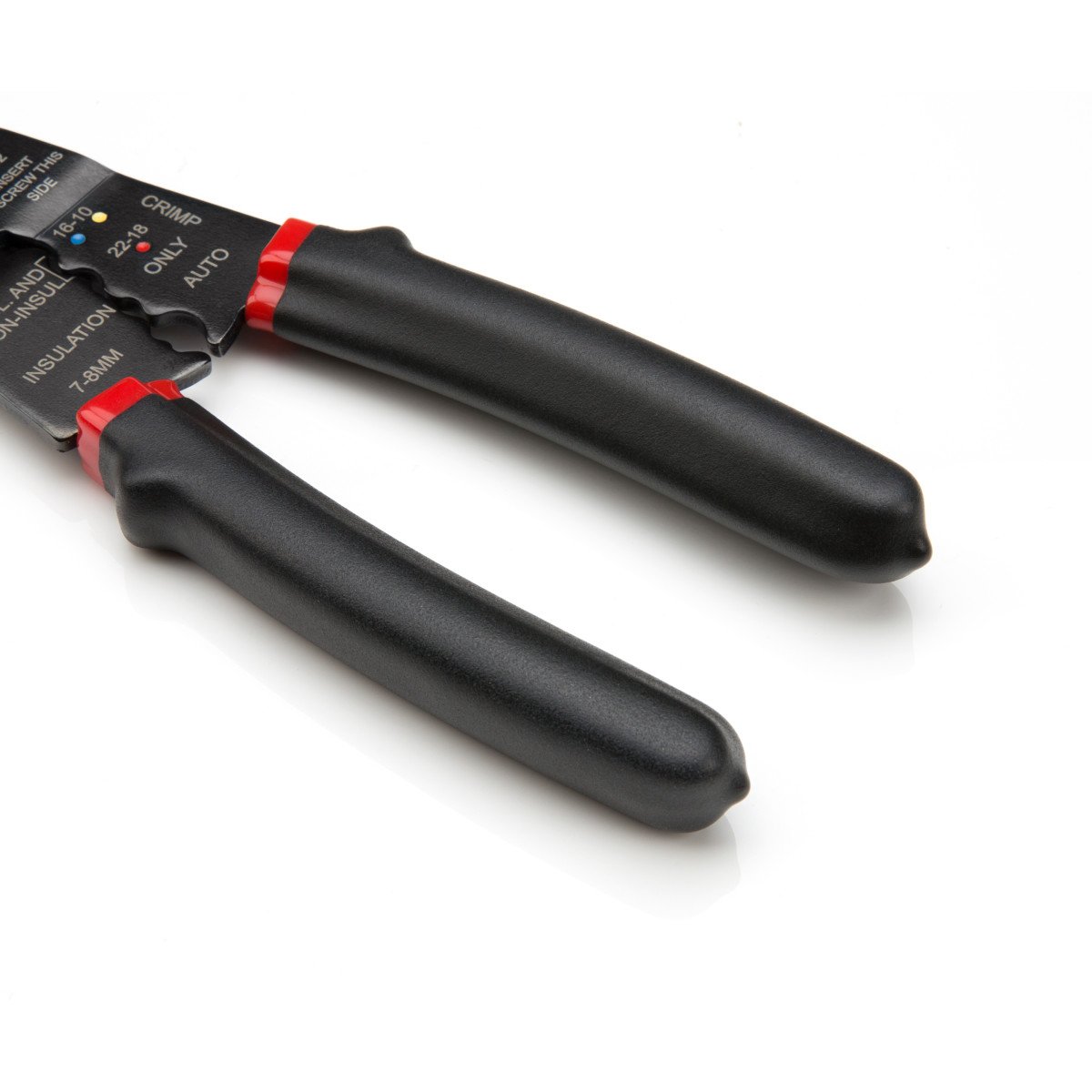 Steelman Universal Wire Stripper, Wire Cutter, Wire Crimper Tool, 22-10 AWG, Screw Shearer, Looping Hole, Heavy Duty Hardened Steel - Image 5